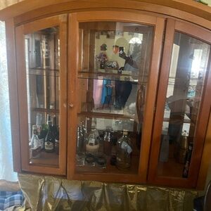 Elegant Wooden Display Cabinet